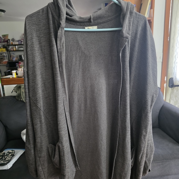 Maurices Dark Gray Knit Top - Picture 1 of 3